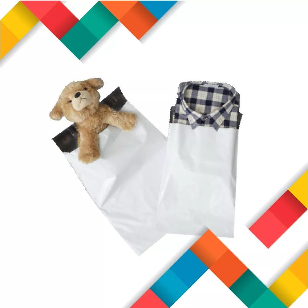 100x Postage Satchel | 25x33cm Packaging Delivery Self-Sealing Mailing Poly Bags