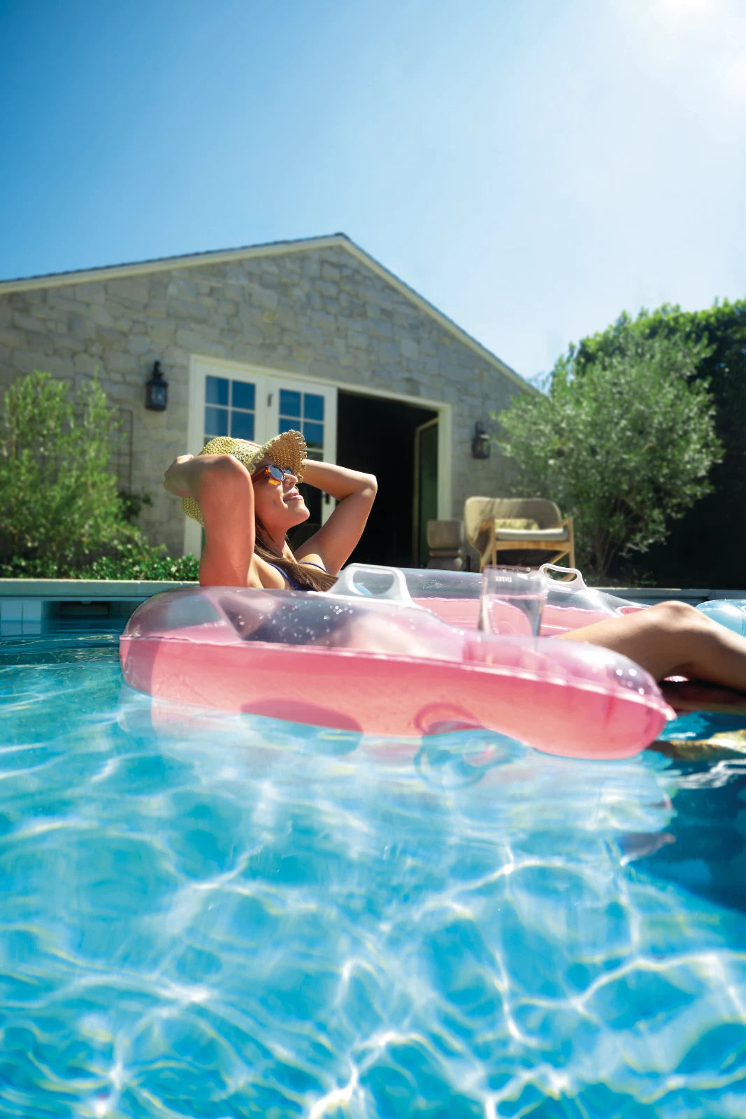 Intex Floating Lounger | Inflatable Swimming Pool River Float Raft Lounge Chair
