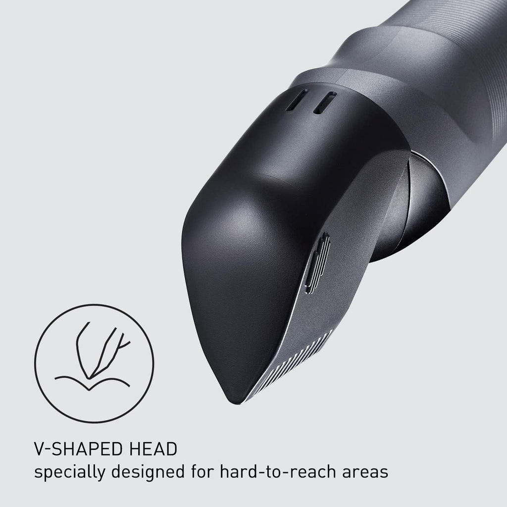 Panasonic Wet/Dry Cordless Body Groomer/Hair Trimmer, Close Shaver Sensitive Area Hair Remover Tool