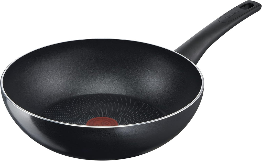 Tefal 28cm Wok Non-Stick Induction Cooking Pan Saute Stir-Fry Saute Frying Pan Sauting