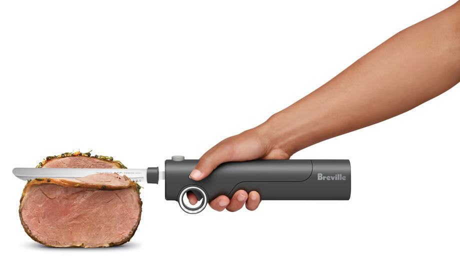 Breville Cordless Knife, Rechargeable Carving Meat Cheese Bread Slicer, Slice and Carve Knife Appliance