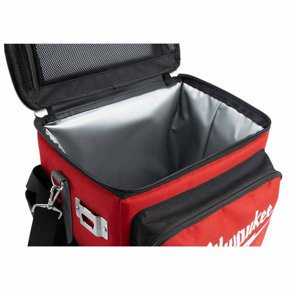 Milwaukee Jobsite Cooler Bag Leak-Proof Portable Insulated Work Site Lunch Ice Food Drinks Storage Chiller Bag