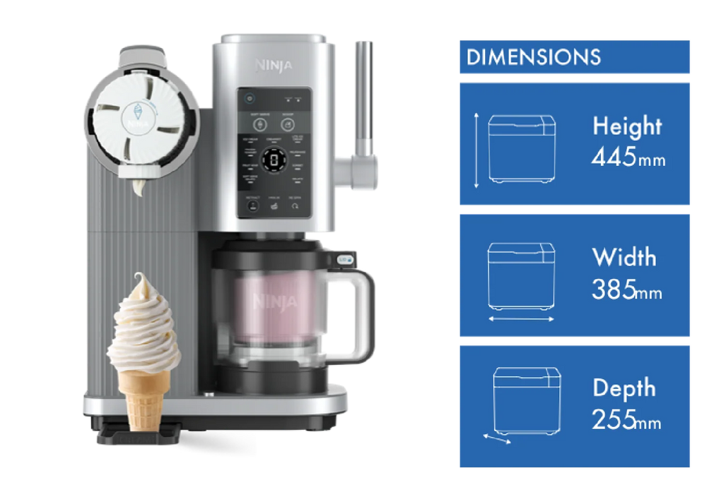 Ninja Swirl Frozen Yoghurt Soft Serve Gelato Sorbet Maker Dessert Machine Electric Home Party