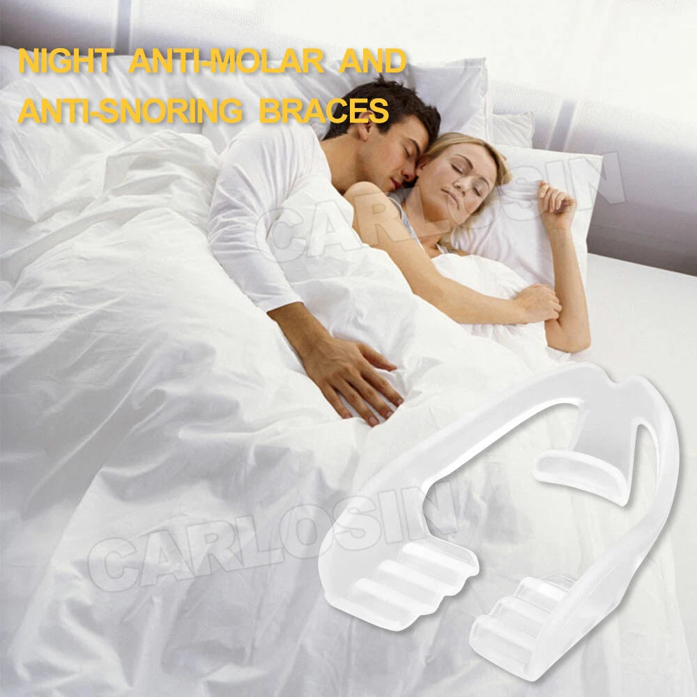 Teeth Grinding Mouth Guard Night Bruxism Clenching Tooth Night Sleep Dental Mouth Teeth Protector Anti-Grinding