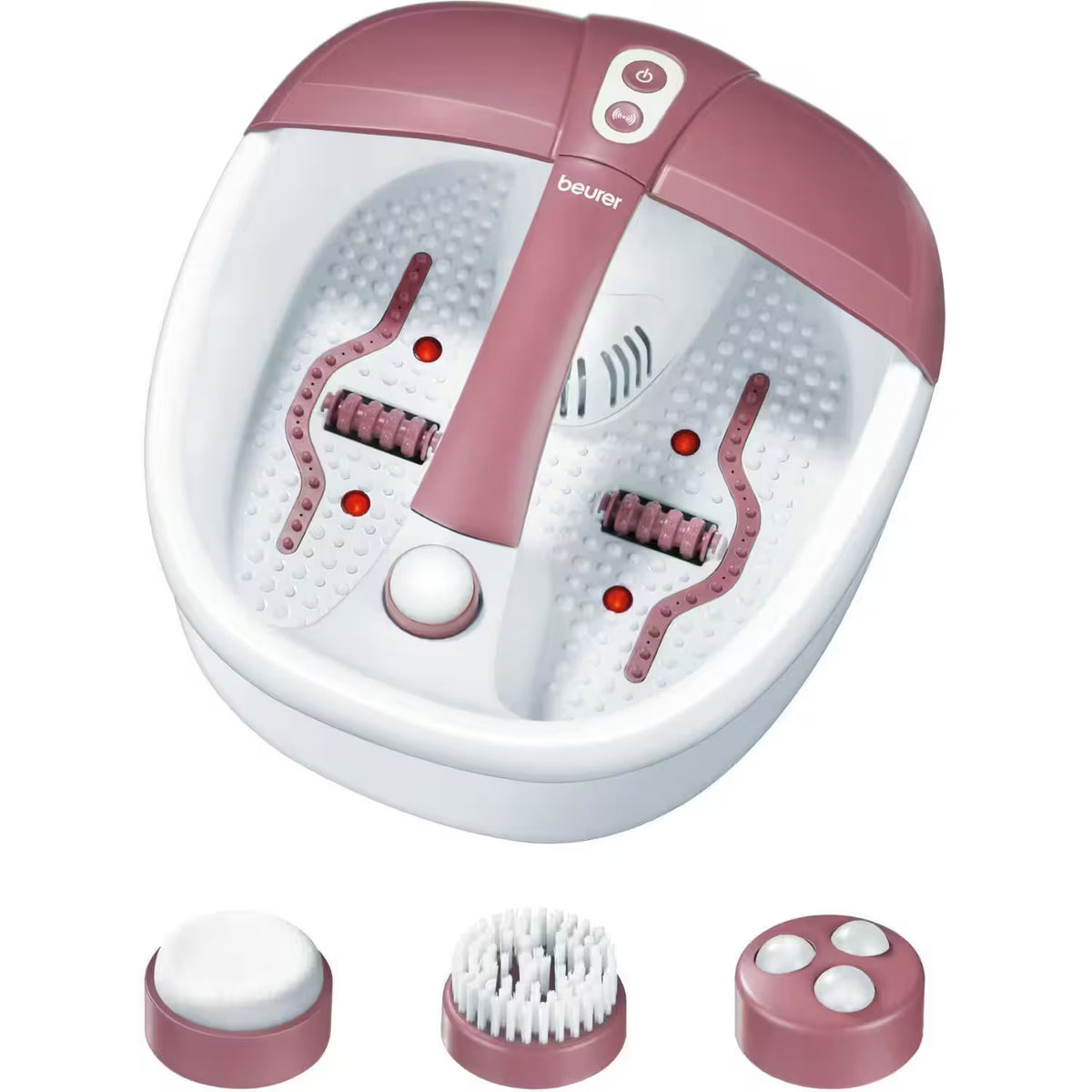 Beurer Electric Foot Spa, Vibration Massage Bubblespa with Aromatherapy, Water Temperature Maintaince