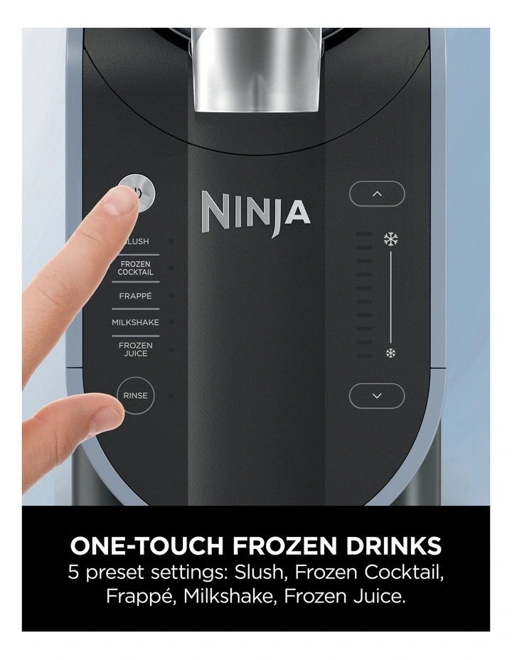 Ninja Slushy Machine - Electric Kitchen Benchtop Slushie Maker Cold Freezing Slush Drinks Frozen Juice Shake Iced Cold Drink Maker