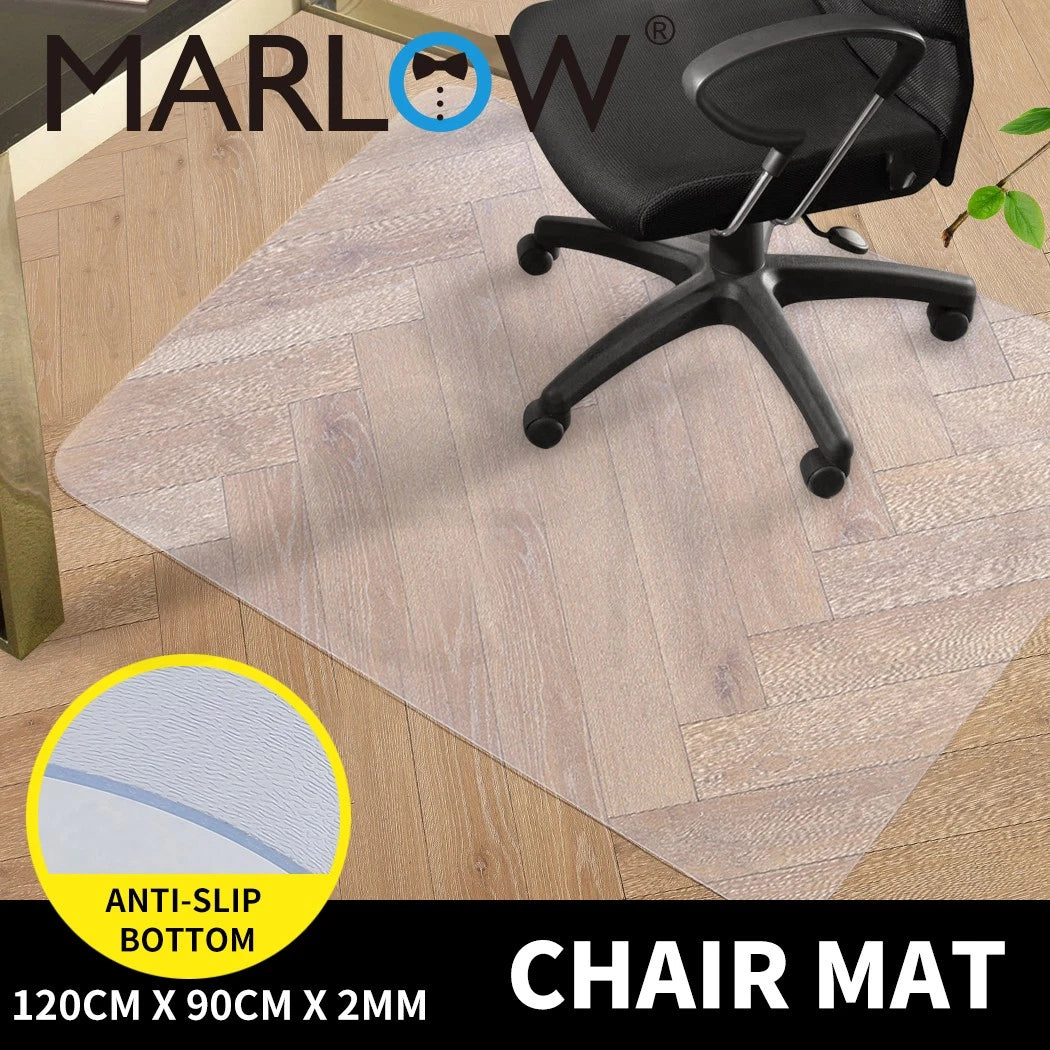 Floor Chair Mat Protection – PVC Chair Mat for Carpet Home Office Rolling Chair 120cm x 90cm