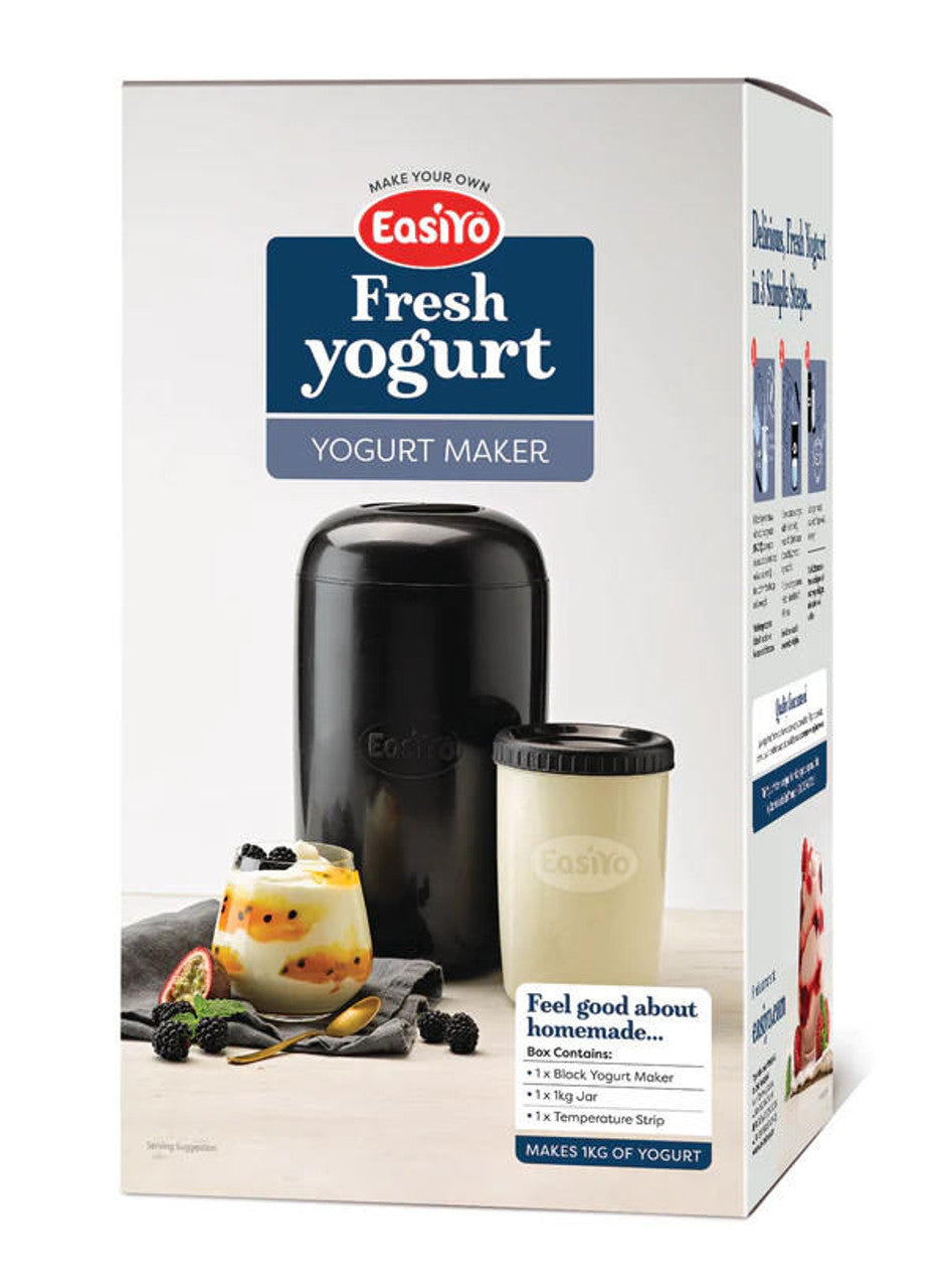 Easiyo Homemade Yoghurt Maker | Easy 1kg Benchtop Yoghurt Making Jar Container | No Fridge / Electricity Required