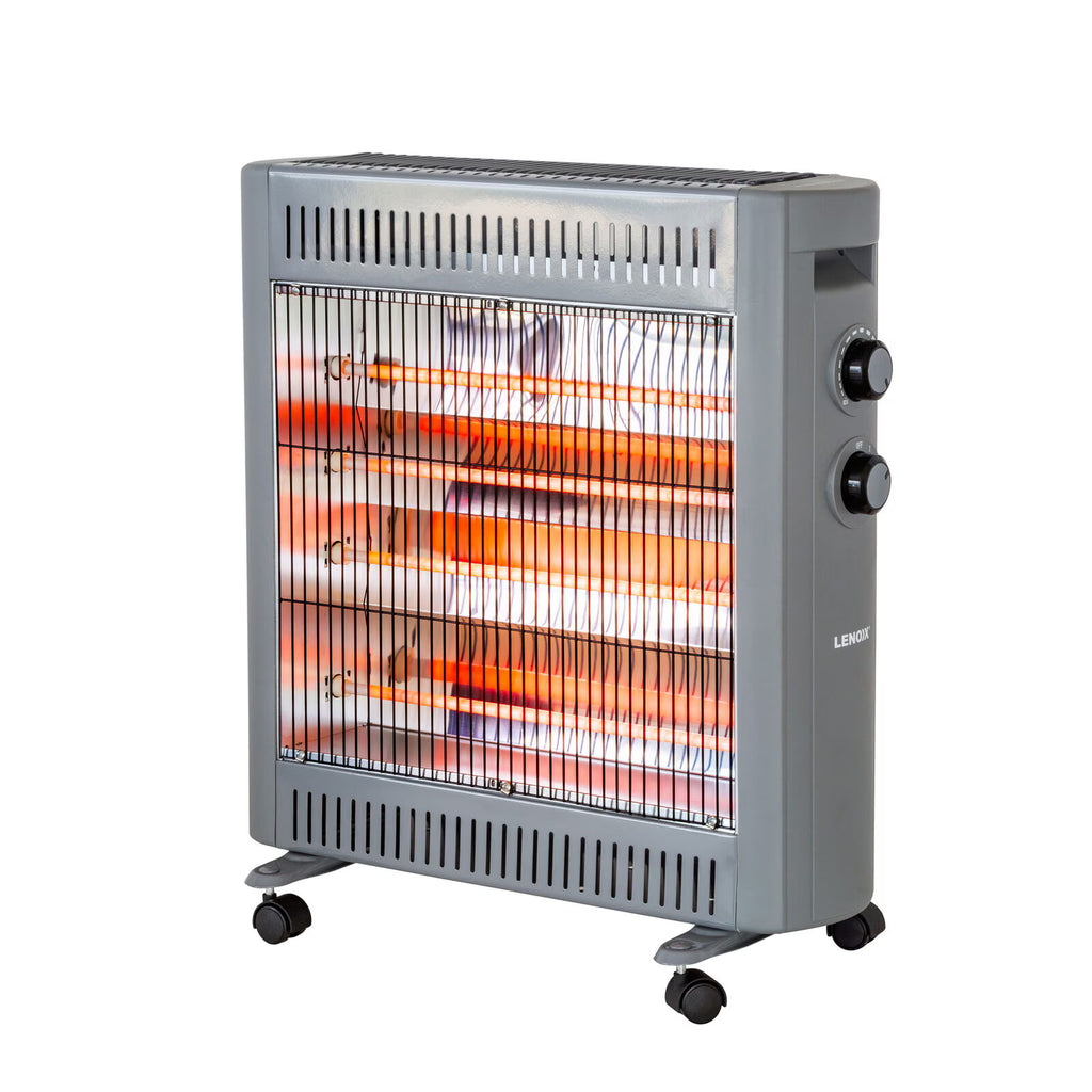 Lenoxx Indoor Heater 2200W | Infrared Radiant 2 Heat | Bedroom Lounge Heating Warmer