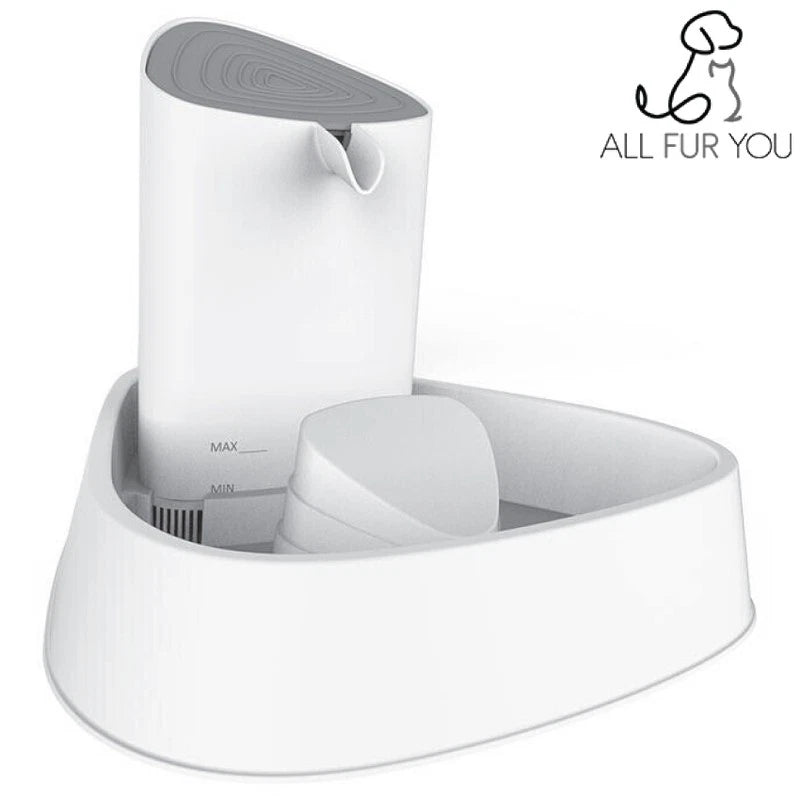 Electric Pet Cat Drinking Dispenser Drinking Fountain Anti-bacterial PP Resin Filtered Water