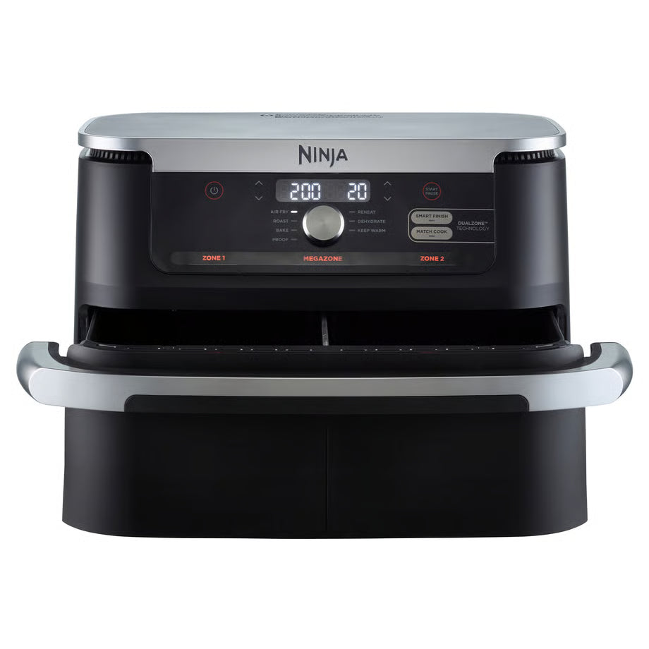 Ninja Air Fryer Dual Basket | 2x 5.2L Double Tray Airfrying Healthier Cooking | Air Roast Dehydrate