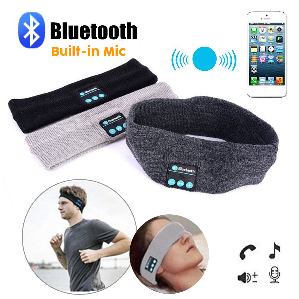 Wireless Bluetooth Headband, Running Exercise Stereo Earphone Headphone Sports Sleep Headset