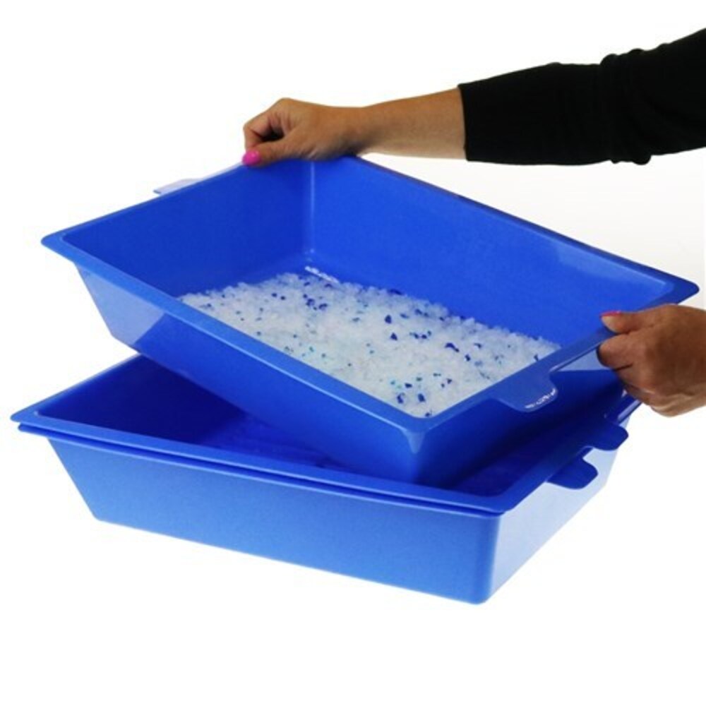 Cat Litter Box Open Toilet Self-Cleaning Cat Kitten Sifting Tray Potty Easy Clean Plastic Kitty Waste Container