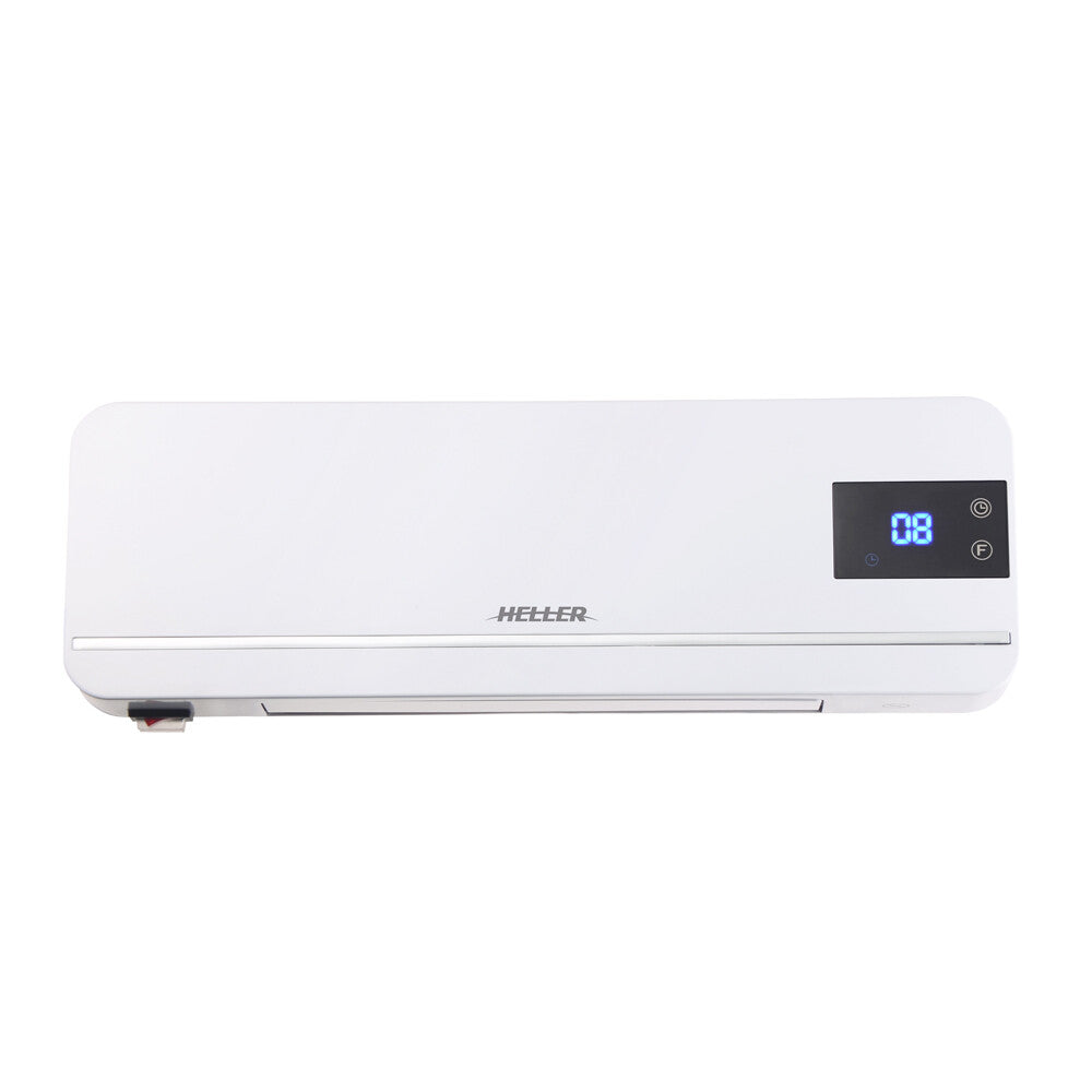 Heller Wall Heater Indoor 2000W Ceramic Heating Wall-Mounted Warmer/Cooler LED Display with Remote