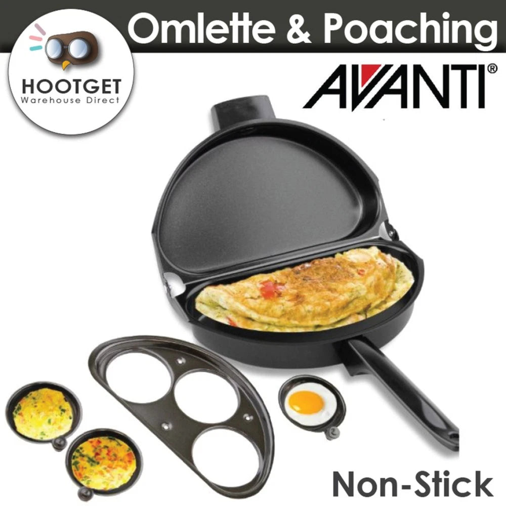 Stove Omelette Pan Non-Stick Egg Cooker Saucepan Poacher Cooker Frying Pan