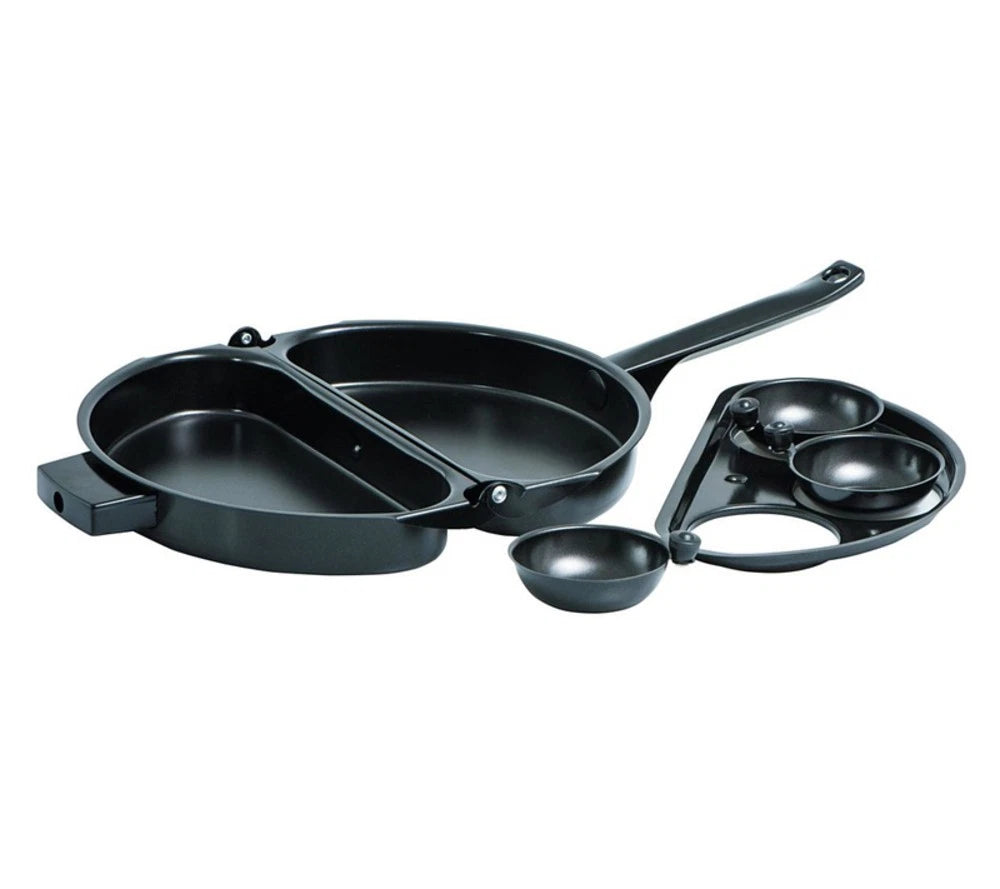 Stove Omelette Pan Non-Stick Egg Cooker Saucepan Poacher Cooker Frying Pan
