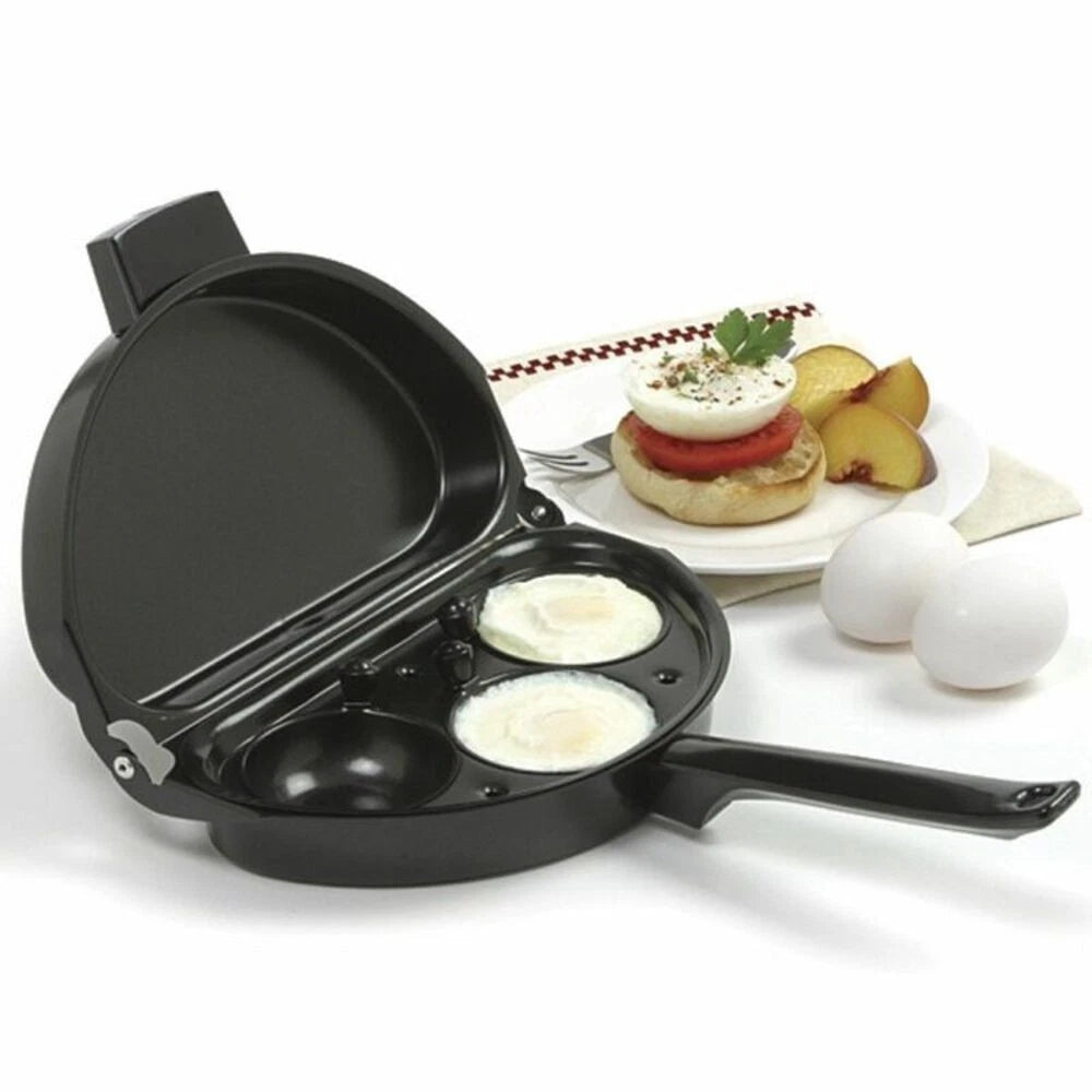 Stove Omelette Pan Non-Stick Egg Cooker Saucepan Poacher Cooker Frying Pan