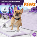 200x Scented Puppy Dog Training Pads  Absorbent Poo Wee Collecting Mats Pet Leakproof Indoor Room Toileting 60x60cm