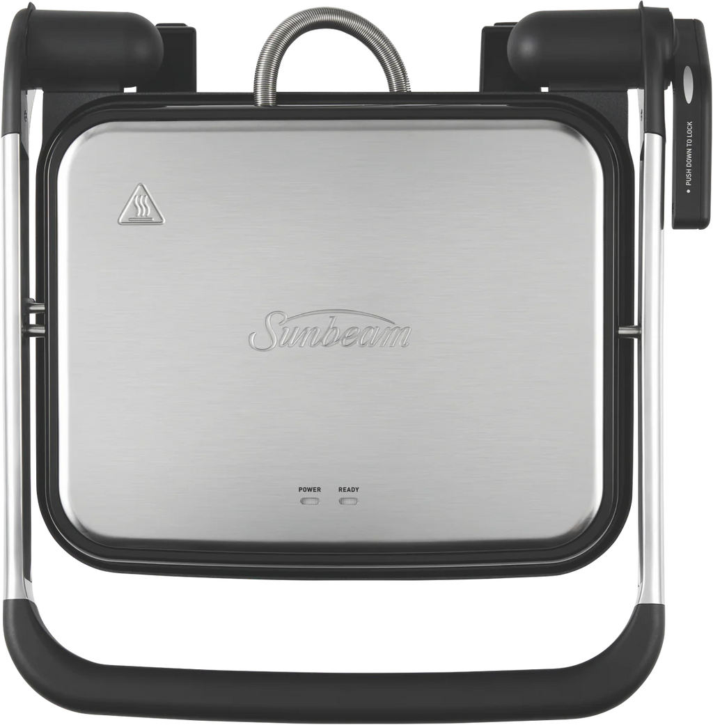 Sunbeam 4 Slice Toasted Sandwich Maker | Toastie Press Non-stick Kitchen Jaffle Machine