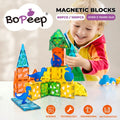 100 Pieces Magnetic Tiles Starter Kit Kids Dinosaur Playing Building Blocks Preschool STEM Learning