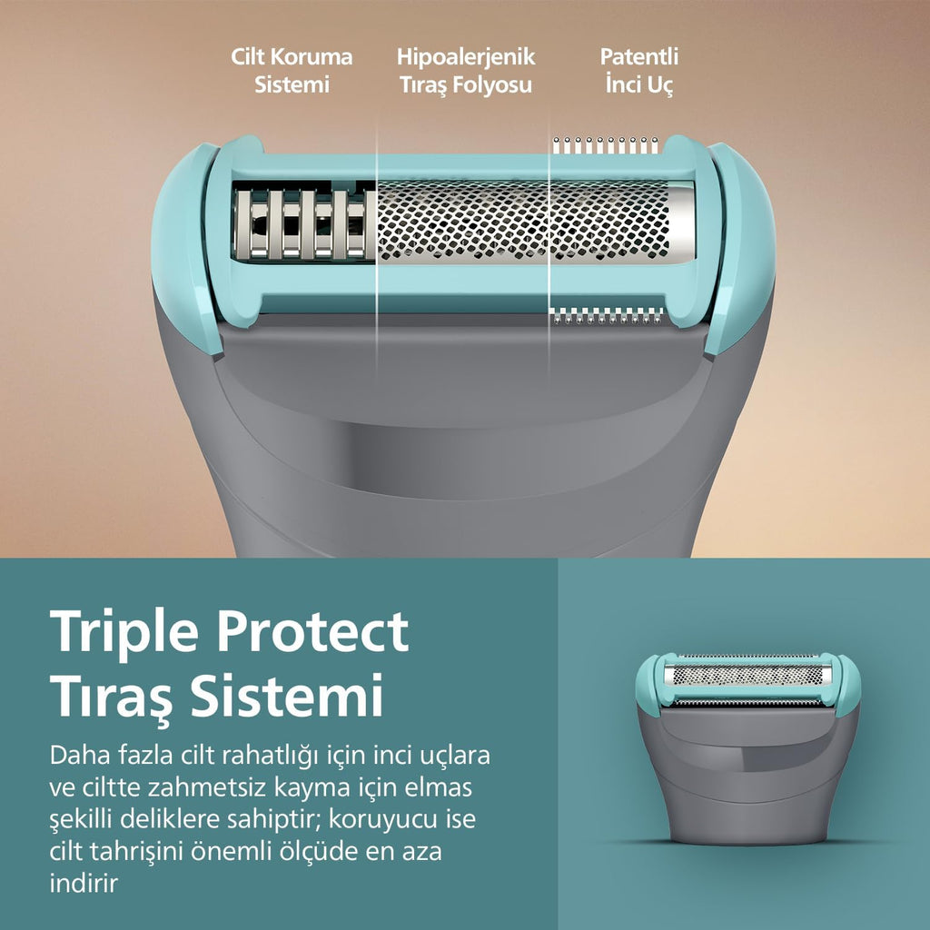 Philips Waterproof Cordless Bodygroomer | Men's Showerproof Body Groomer Trimmer | Groin Balls Legs Arms Chest Back Shaver Razor