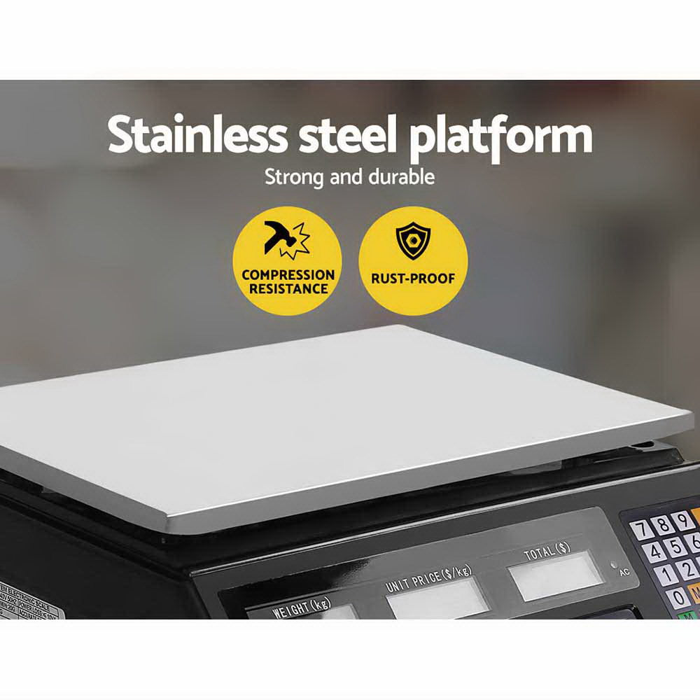 Commercial Scale Food Kitchen Digital 40kg Electric Counting Scales Shop Market Parcels - Small Goods Weight