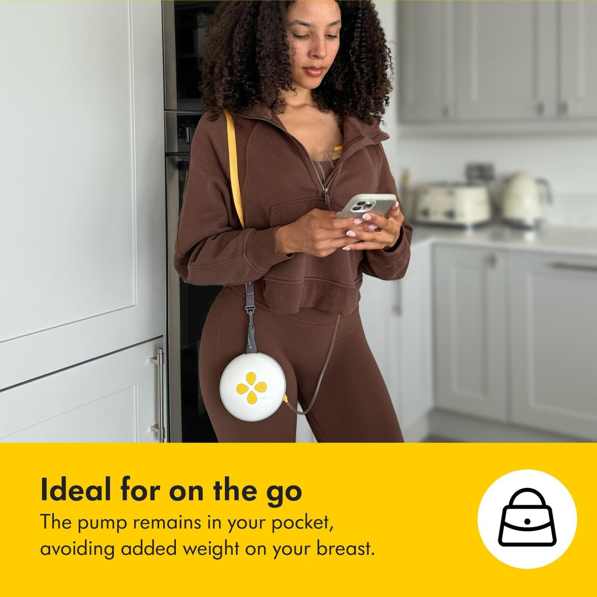 Medela Swing Maxi Hands-Free Double Electric Breast Pump | Easy and Intuitive Design for On-the-Go | Compatible with Medela Family App