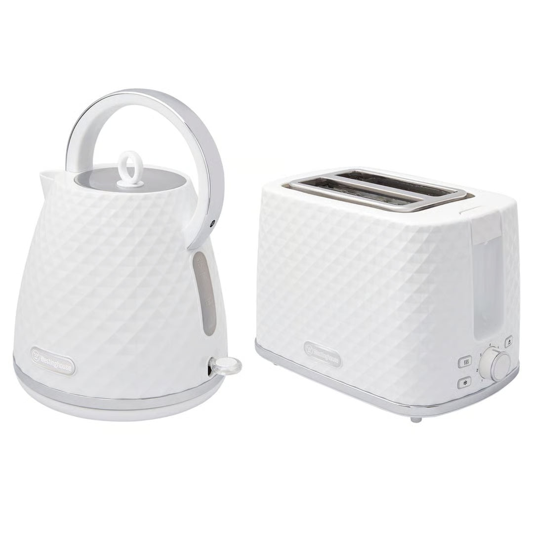 Westinghouse Breakfast Maker Set 1.7L Kettle 2 Slice Toaster Toasting Machine