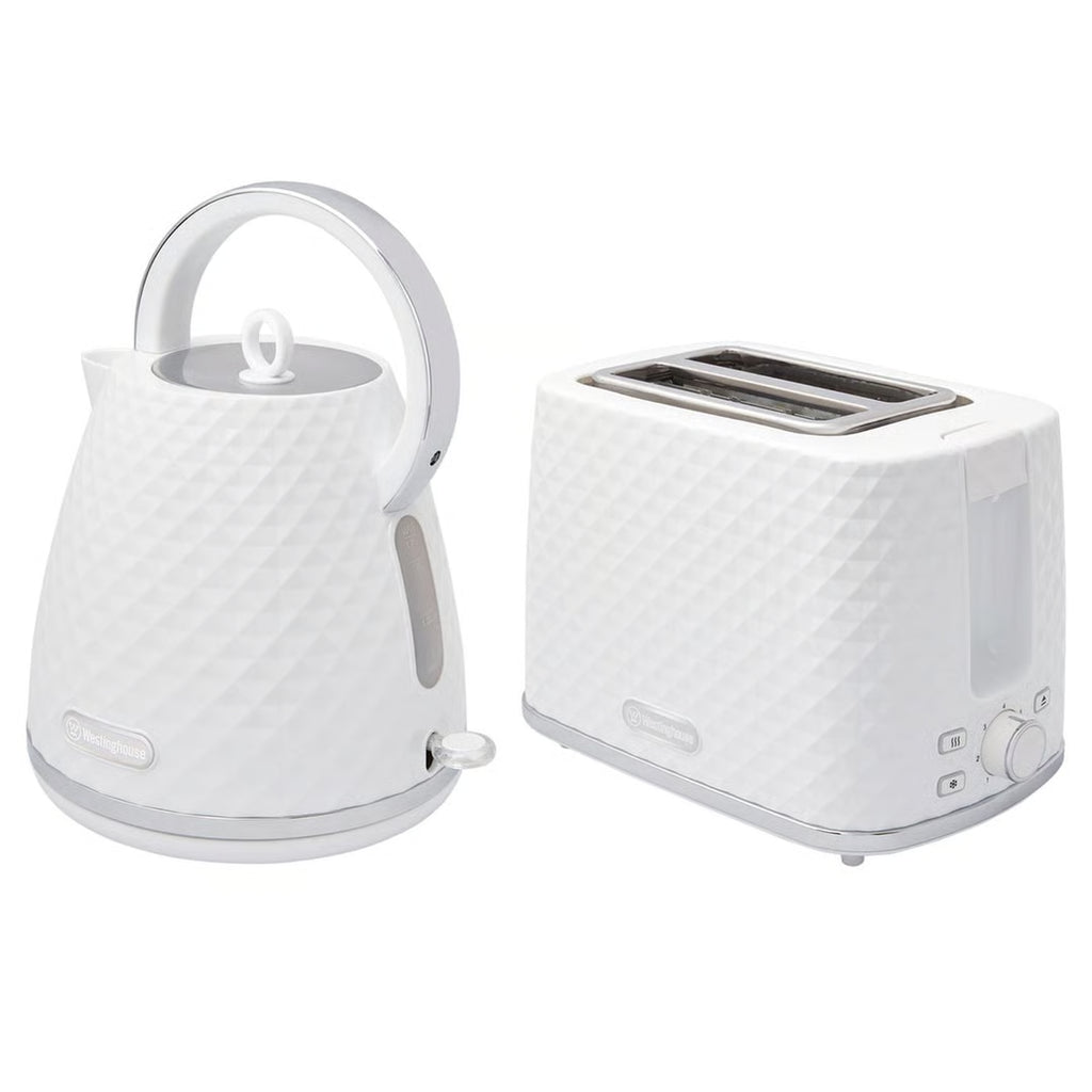 Westinghouse Breakfast Maker Set 1.7L Kettle 2 Slice Toaster Toasting Machine