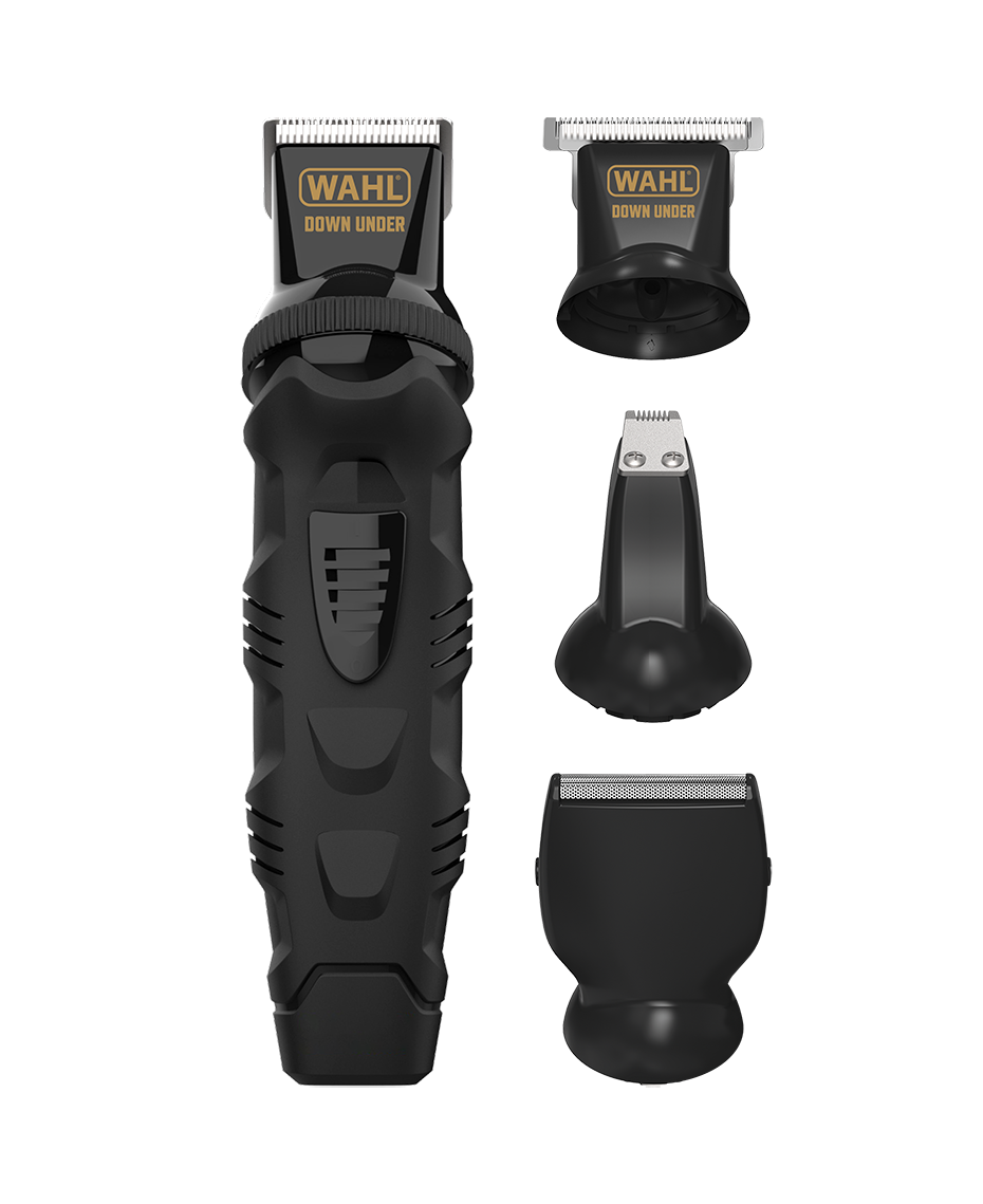 Wahl Down Under Sport 360 Trimmer | 4 Interchangeable Heads | 360° Blade Rotation & Ergonomic Grip