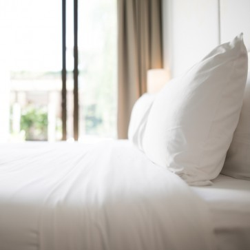Jason Commercial Cotton Deluxe Sheets - White | AirBNB | Hotel/Motel