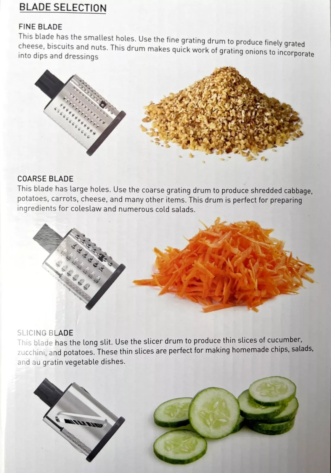 Cheese Vegetable Grater Carrot Zuchini Shredder Grating Portable Shred Grate Slicer Drum Nut