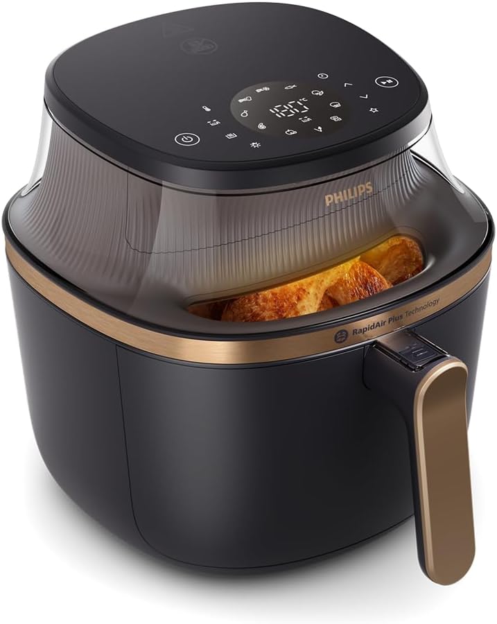 Philips Large 7.2L Airfryer, Electric Kitchen Appliance 16 Presets, Air Frying Fat Removal Hot Chips Nuggets and more