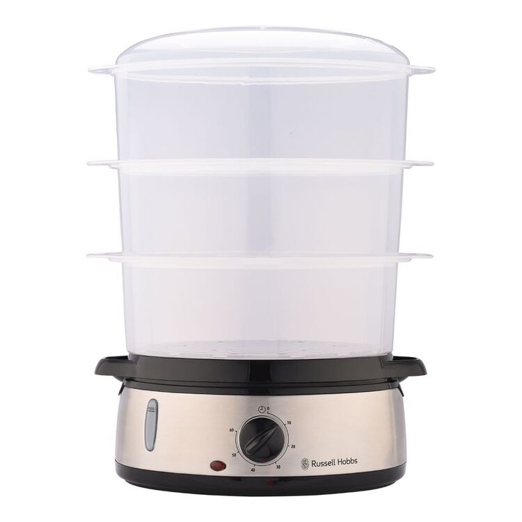 Russell Hobbs 9L Food Steamer Electric Healthy Food Steamer 3-Tier Fish Vegetable Rice Cooker