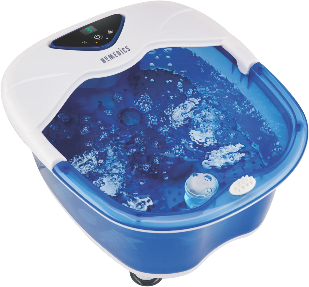 Homedics Foot Spa Bath Massager Heat Bubbles Footbath Heated Feet Massager With Heat Boost