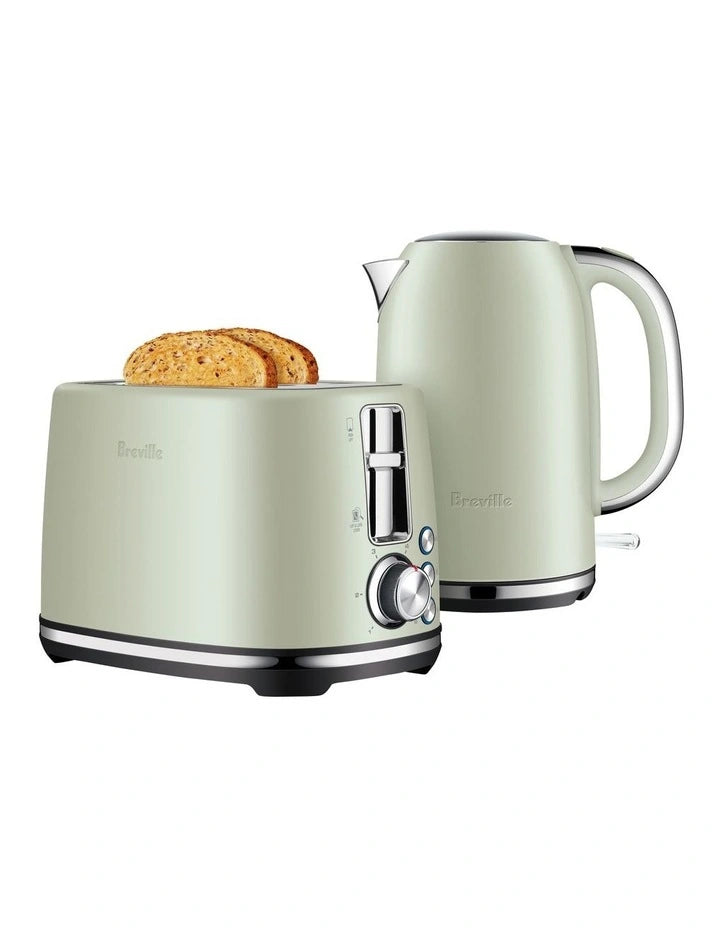Breville Breakfast Maker Gift Set, 2 Slice Bread Toaster & 1.7L Kettle Hot Water Jug Boiler, Kitchen Appliance Set