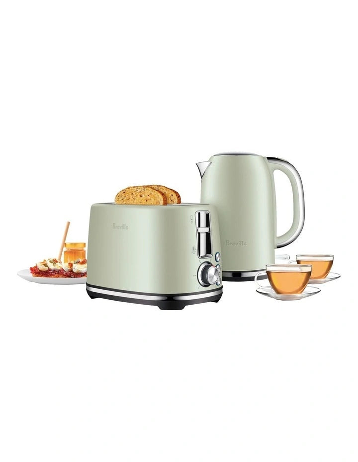 Breville Breakfast Maker Gift Set, 2 Slice Bread Toaster & 1.7L Kettle Hot Water Jug Boiler, Kitchen Appliance Set