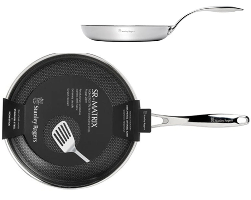 Scanpan 28cm Frying Pan Metal Utensil Safe Frypan | Stainless Steel Induction Safe