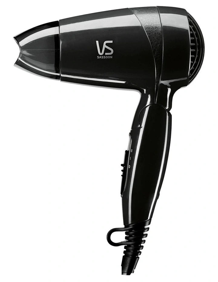 Vs Sassoon Mini Pro Hairdryer 1200W Blow Dryer Portable Gym Travel Hair Drying Dryer Fast Drying