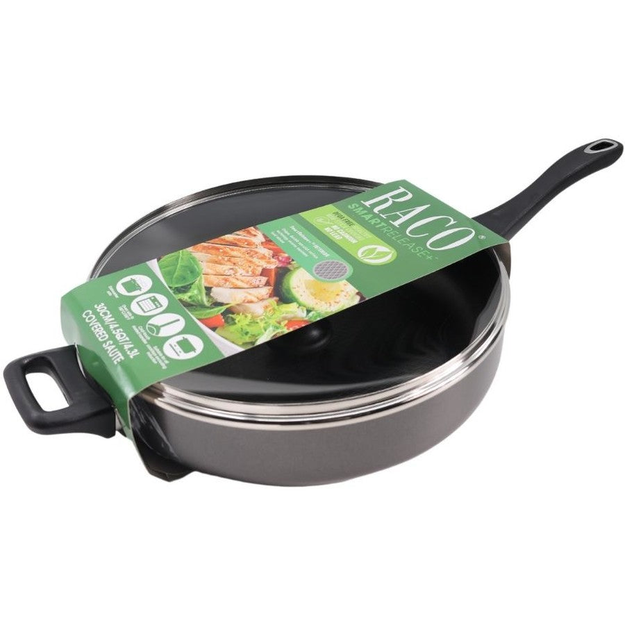 30cm Non-Stick Frypan, 4.3L Saute Frying Pan, PFOA-Free Cooking Pan, Stovetop Kitchen Oven Safe