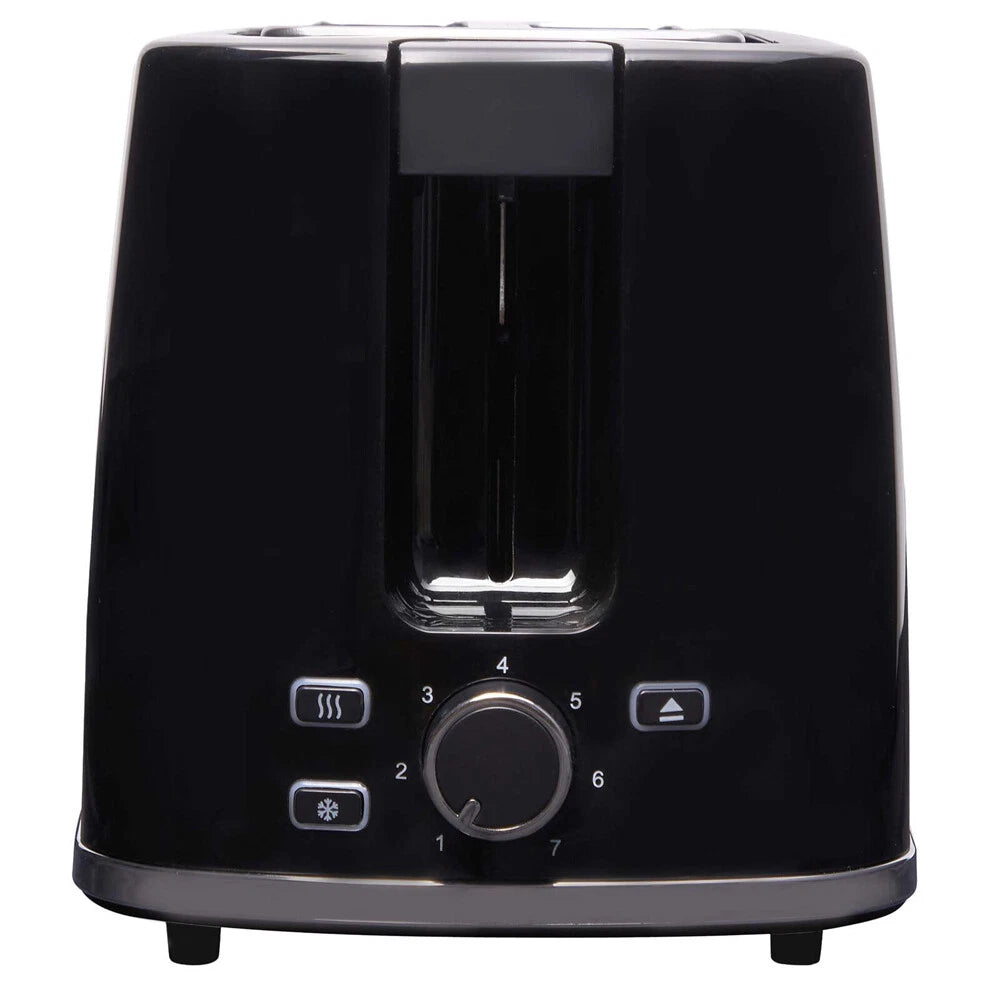 2 Slice Electric Toaster Kitchen Appliance Bread Toaster Cooker, Removable Crumb Tray, Extra-Wide 2 Slice