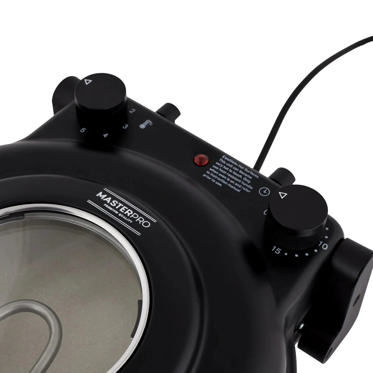 Electric Pizza Maker MasterPro Homemade Frozen Pizza Baker Oven with Ceramic Baking Stone