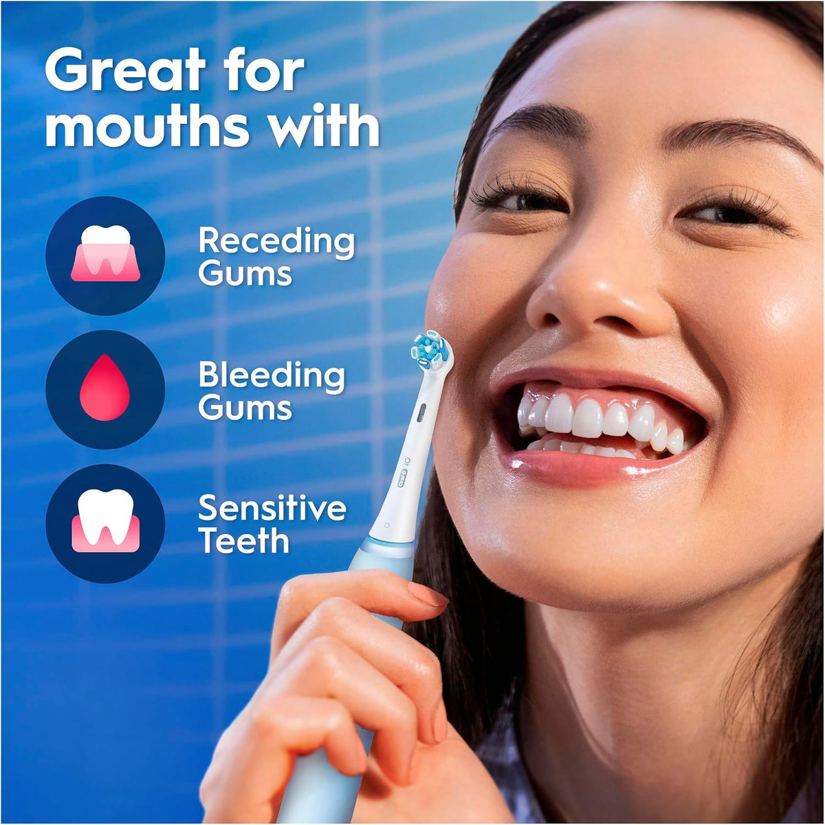 Oral-B Electric Toothbrush Clean & Gum Protect, Gum Pressure Sensor, 2 Minute Timer, Clean & Gum Protect Brush Head, Long Lasting Battery