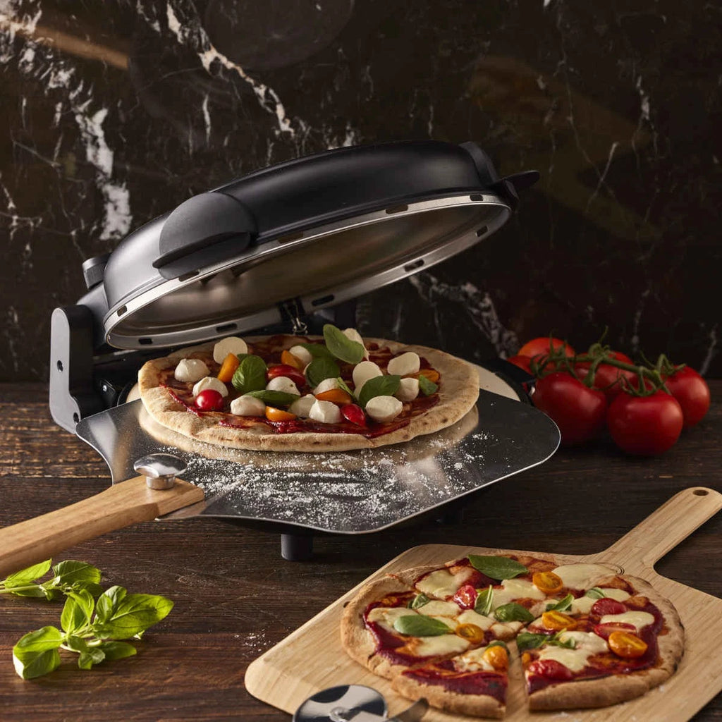 Electric Pizza Maker MasterPro Homemade Frozen Pizza Baker Oven with Ceramic Baking Stone