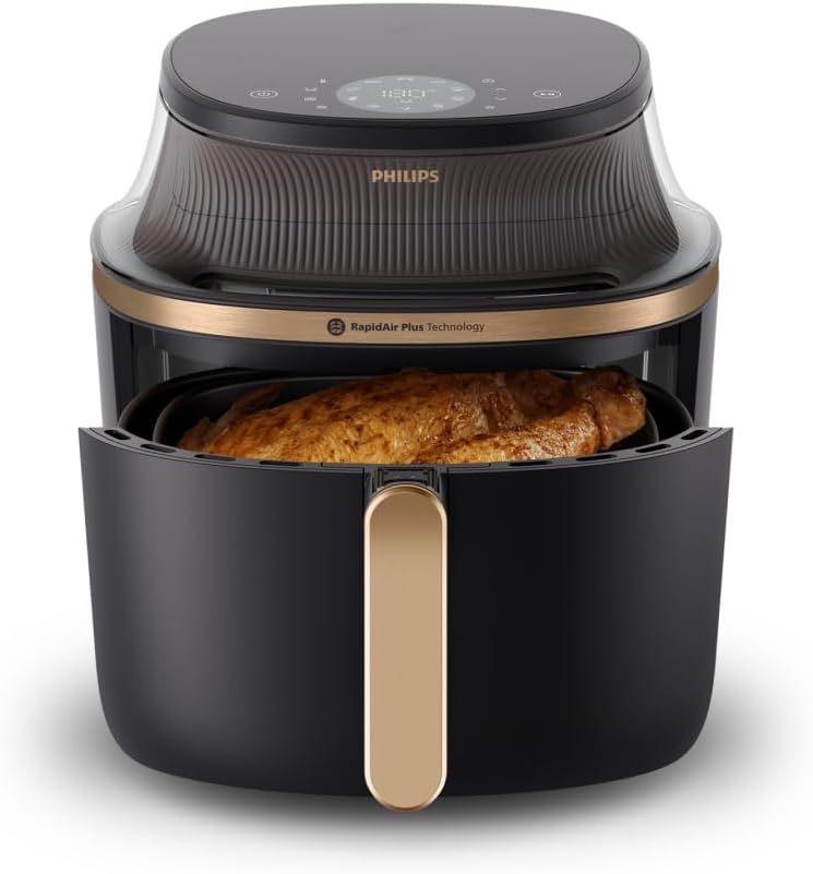 Philips Large 7.2L Airfryer, Electric Kitchen Appliance 16 Presets, Air Frying Fat Removal Hot Chips Nuggets and more