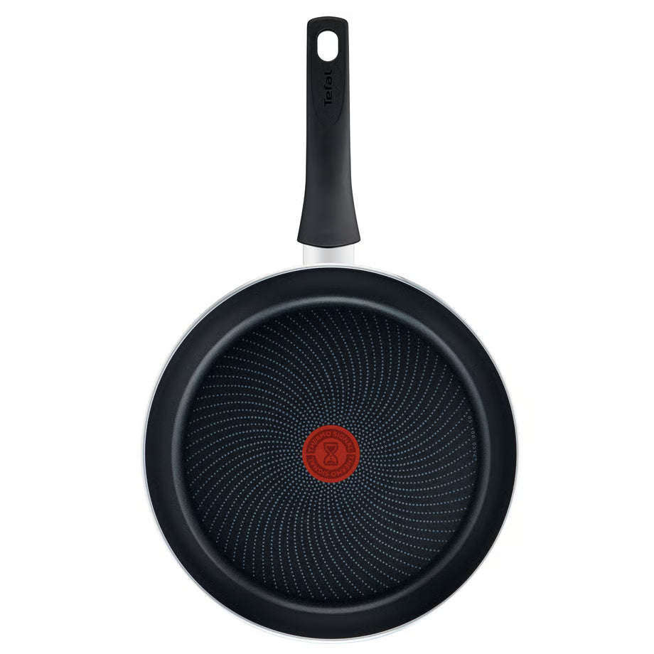 Tefal 24cm Non-Stick Frypan Thermo-Signal Frying Pan Family Meal Cooker Cooking - All cooktop Safe Induction Gas Electric Ceramic Stovetops