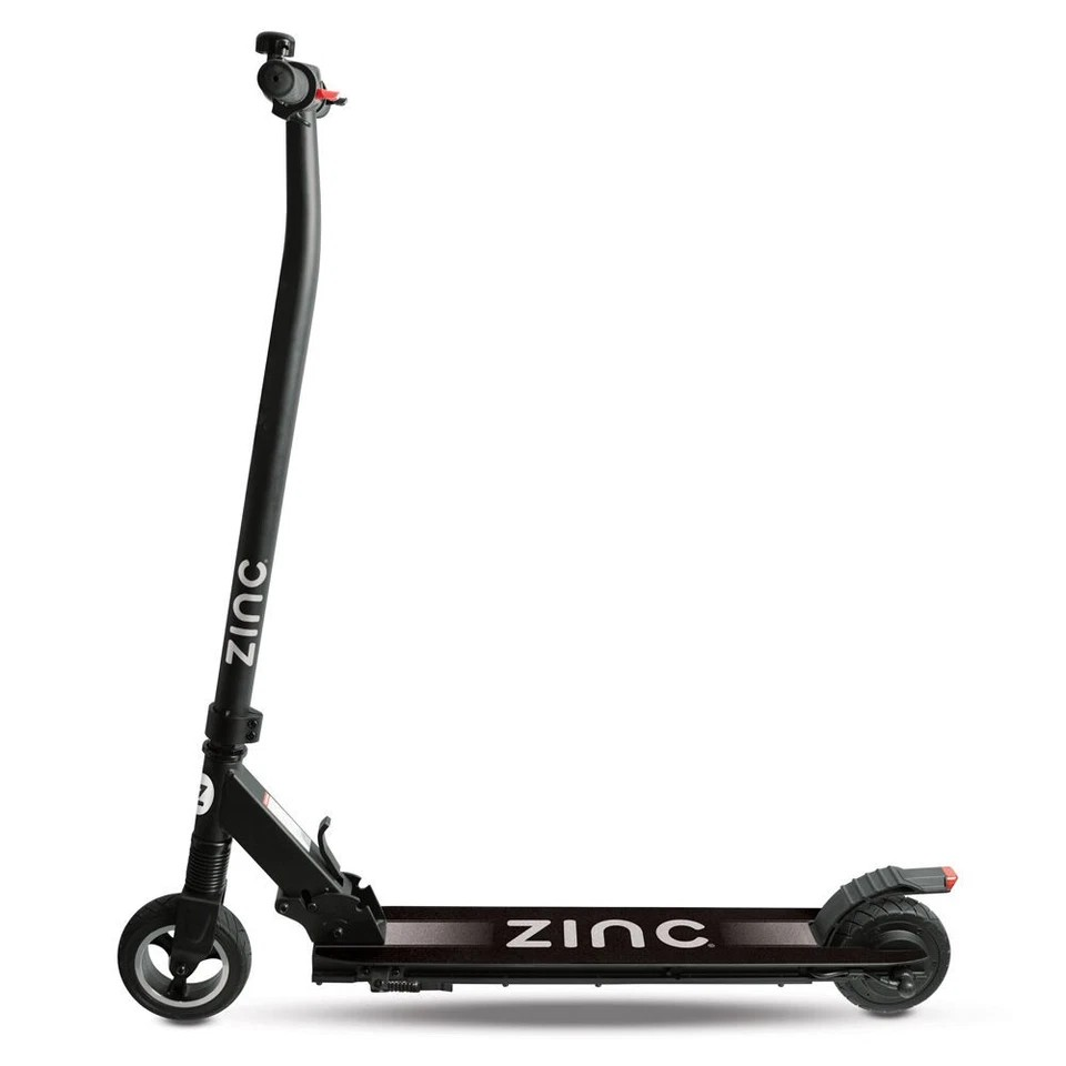 Zinc Eco Electric Scooter | Kids Ride On Toy 14y+ | 105x21x40cm Black | Convenient Transportation | Transport Solution