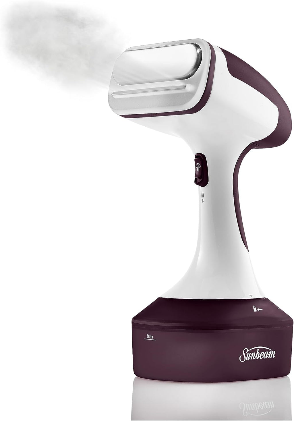Sunbeam Garment Steamer Electric Clothes Fabric Portable Handheld Heat Resistant Iron, Fast Heat-Up, Curtain Cushion Bed Steamer