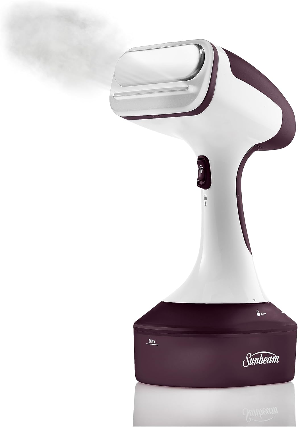 Sunbeam Garment Steamer Electric Clothes Fabric Portable Handheld Heat Resistant Iron, Fast Heat-Up, Curtain Cushion Bed Steamer