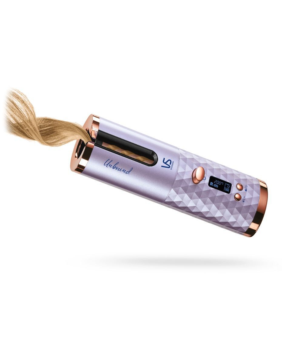 VS Sassoon Unbound Cordless Auto Curler | Rechargeable Curler | Cordless Ladies Styler built in Auto Curl |